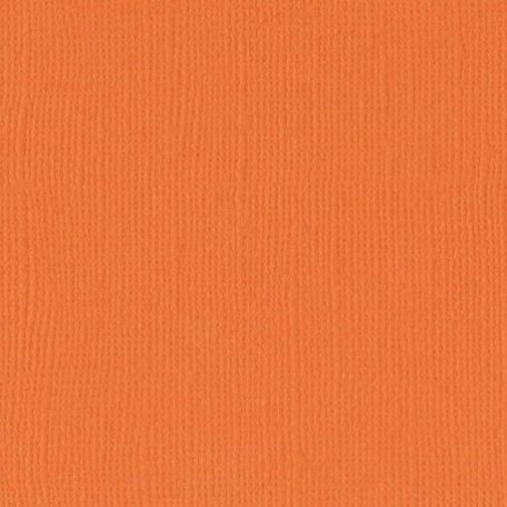 Scrapbook alapkarton 12" (30 cm) - mandarin - mandarin - Texturált felületű - Cardstock texture (1 ív)