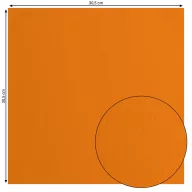   Scrapbook alapkarton 12" (30 cm) - mandarin - mandarin - Texturált felületű - Cardstock texture (1 ív)