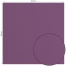 Scrapbook alapkarton 12" (30 cm) - Clematis - Klemátisz lila - Texturált felületű - Cardstock texture (1 ív)