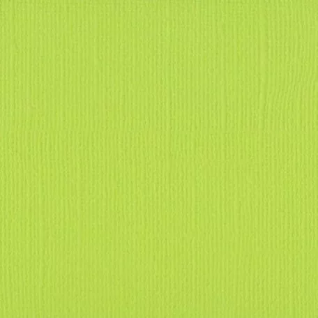 Scrapbook alapkarton 12" (30 cm) - lime - Texturált felületű - Cardstock texture (1 ív)