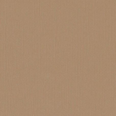 Scrapbook alapkarton 12" (30 cm) - peanut - földimogyoró - Texturált felületű - Cardstock texture (1 ív)