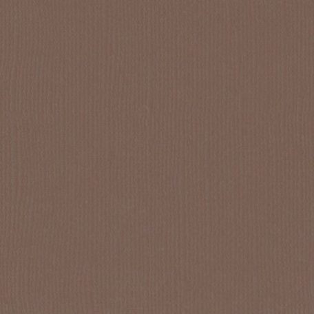 Scrapbook alapkarton 12" (30 cm) - Bear - Medve barna - Texturált felületű - Cardstock texture (1 ív)