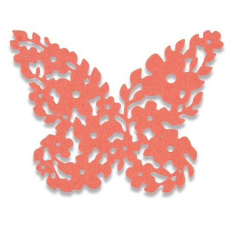 SIZZIX vágósablon 661743, Thinlits / Floral Butterfly (1 db)