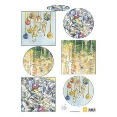 Kivágóminta Tiny's Christmas baubles (1 ív)