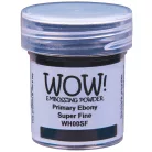 Domborító por fekete 15ml / Super Fine, Primary/Ebony - WOW! Embossing Powder (1 db)