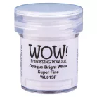 Domborító por 15ml / Super Fine, Opaque /Bright White - WOW! Embossing Powder (1 db)