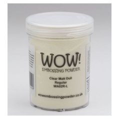   Domborító por 160ml / Regular, Nagy kiszerelés/Clear Matt - WOW! Embossing Powder (1 db)