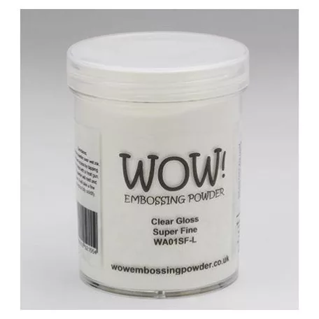 Domborító por 160ml / Super Fine, Nagy kiszerelés/Clear Gloss - WOW! Embossing Powder (1 db)