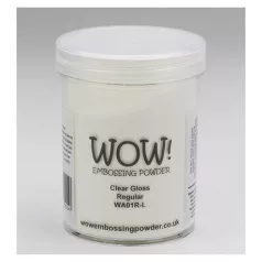   Domborító por 160ml / Regular, Nagy kiszerelés/Clear Gloss - WOW! Embossing Powder (1 db)