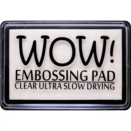 WOW! Embossing tintapárna - Clear Ultra Slow Drying / átlátszó (1 db)