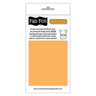   Fólia Pack 1mtr x 10.1cm, Fabulous Foil/Rose Gold - WOW! Embossing Powder (1 db)