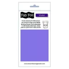   Fólia Pack 1mtr x 10.1cm, Fabulous Foil/Violet - WOW! Embossing Powder (1 db)