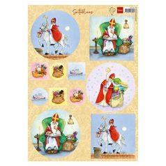 Kivágóminta Hetty's Sinterklaas -  (1 ív)