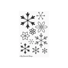   Szilikonbélyegző CS-235, Clear Stamps / Snowflake Splendor (1 csomag)