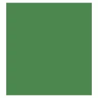 Dekorgumi 20x30cm / 2mm, Foam / Green - Zöld (1 db)