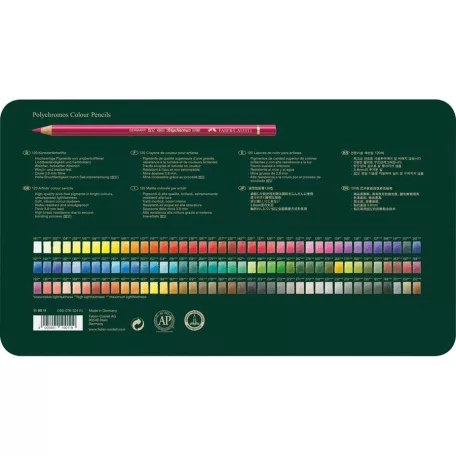 Faber-Castell Polychromos színes ceruza készlet / Fémdobozban - (120 db)