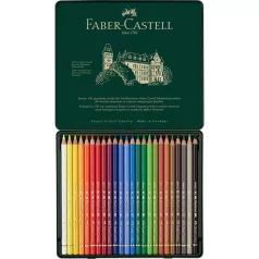  Faber-Castell Polychromos színes ceruza készlet / Fémdobozban - (24 db)
