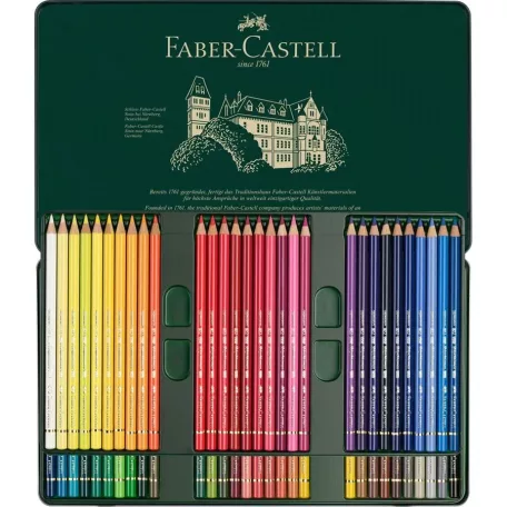 Faber-Castell Polychromos színes ceruza készlet / Fémdobozban - (60 db)