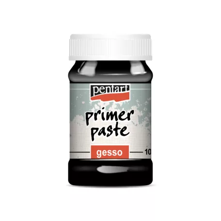Alapozó paszta / Fekete - Gesso (100 ml)