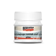 Dekupázs (decoupage) ragasztólakk / Glitteres - (50 ml)