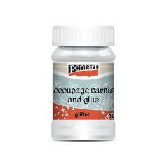 Dekupázs (decoupage) ragasztólakk / Glitteres - (100 ml)