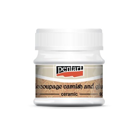 Dekupázs (decoupage) ragasztólakk / Kerámiára - (50 ml)