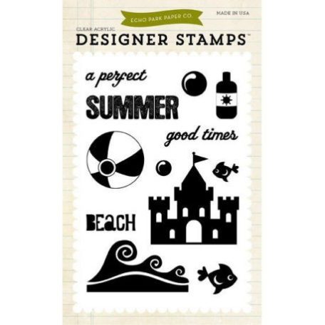 Szilikonbélyegző , Designer Stamp / Perfect Summer (1 db)