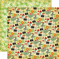   Scrapbook papír 12" (30 cm) - Country Kitchen / My Garden -  (1 ív)