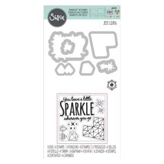   SIZZIX vágósablon bélyegzővel 662683, Framelits / Sparkle (1 db)