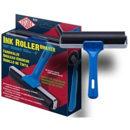 Festékhenger 150 mm / Soft Rubber Ink Roller - Linómetszés (1 db)