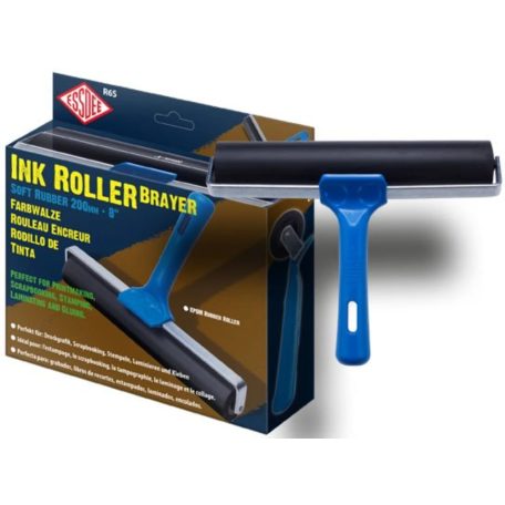 Festékhenger 200 mm / Soft Rubber Ink Roller - Linómetszés (1 db)