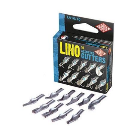 Lino vágószerszám fejek , Linómetszés / Cutters in Styles No.1 to 10 - 10 db vágófej (1 csomag)