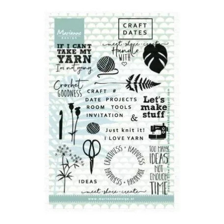 Szilikonbélyegző EC0166, Stamps / Craft dates 1 (1 csomag)