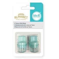   Pótpenge, Mini Alphabet Blades Refill  / WRMK Alphabet Punch Board (2 db)