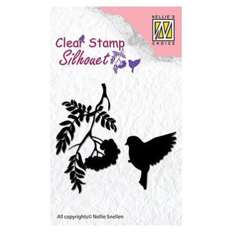 Szilikonbélyegző SIL029, Clear stamps / Birdsong 4 -  (1 csomag)