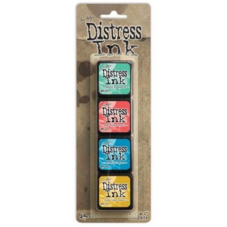 Mini Bélyegzőpárna készlet , Distress Mini Ink / Tim Holtz - Kit 13 (4 db)