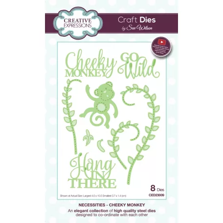 Vágósablon CED23009, The Necessities Collection / Cheeky Monkey (1 csomag)