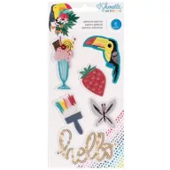   Díszítőelem , Box of Crayons / Self Adhesive Patches - Shimelle (1 ív)