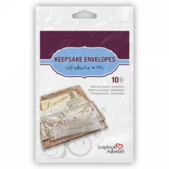   Műanyag boríték , Keepsake Envelopes / Mix – Assorted – Permanent -  (10 db)