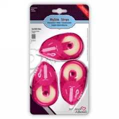   Ragasztó utántöltő 3 x 10m, MyStik / Permanent Strips Value Pack: 3 Refills -  (3 db)