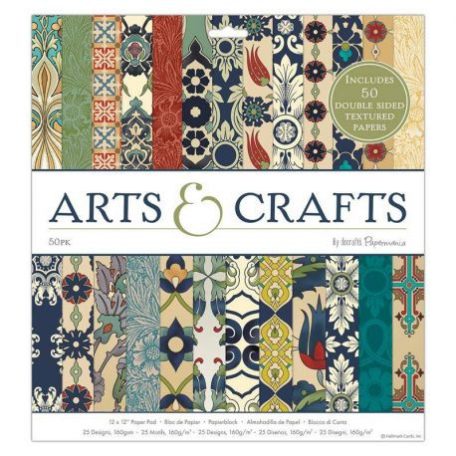 Papírkészlet 12", Arts & Crafts / Paper Pad -  (50 lap)