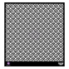   Stencil 30.5 x 30.5cm, Finnibair Stencil / Stencil Scales (1 db)