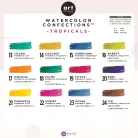 Art Philosophy akvarell festék készlet - Tropicals - Watercolor Confections (12 szín)
