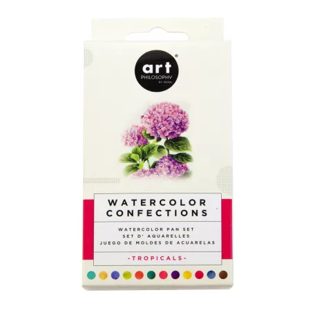 Art Philosophy akvarell festék készlet - Tropicals - Watercolor Confections (12 szín)