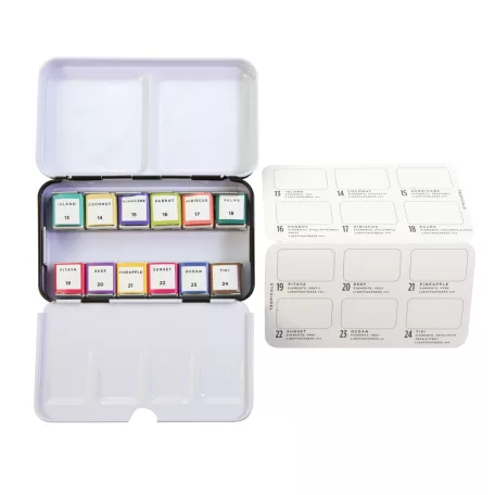 Art Philosophy akvarell festék készlet - Tropicals - Watercolor Confections (12 szín)