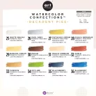 Art Philosophy akvarell festék készlet - Decadent Pies - Watercolor Confections (12 szín)