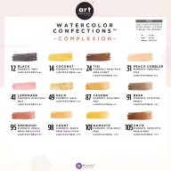   Art Philosophy akvarell festék készlet - Complexion - Watercolor Confections (12 szín)