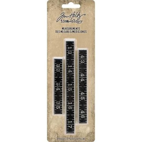 Díszítőelem , Idea-ology / Tim Holtz Measurements -  (3 db)