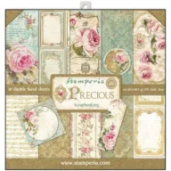   Stamperia Scrapbook papírkészlet 12" (30 cm) - Precious - Paper Pack (10 ív)