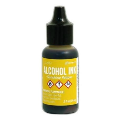 Alcohol Ink , Alcohol Ink / Sunshine Yellow - Tim Holtz®  (15 ml)